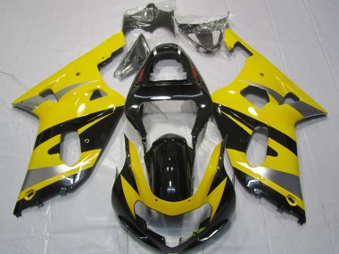 Gelb OEM Stil 2001-2003 Suzuki GSXR 600-750 Motorrad Verkleidung
