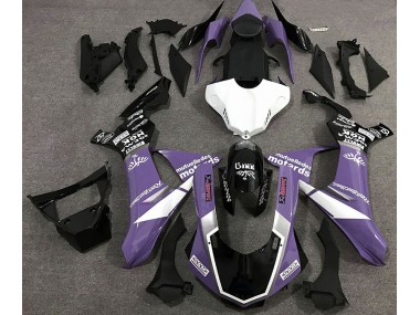 Glanz Lila Logo-Stil 2015-2019 Yamaha R1 Motorrad Verkleidung