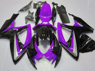 Glanz Lila Ohne Abzeichen 2006-2007 Suzuki GSXR 600-750 Motorrad Verkleidung