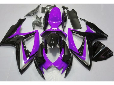 Glanz Lila Ohne Abzeichen 2006-2007 Suzuki GSXR 600-750 Motorrad Verkleidung