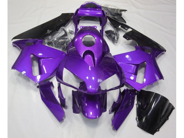 Glanz Lila Schlicht 2003-2004 Honda CBR600RR Motorrad Verkleidung