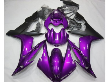 Glanz Lila & Schwarz 2004-2006 Yamaha R1 Motorrad Verkleidung