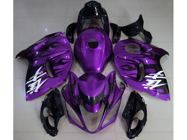 Glanz Lila & Schwarz 2008-2020 Suzuki GSXR 1300 Motorrad Verkleidung