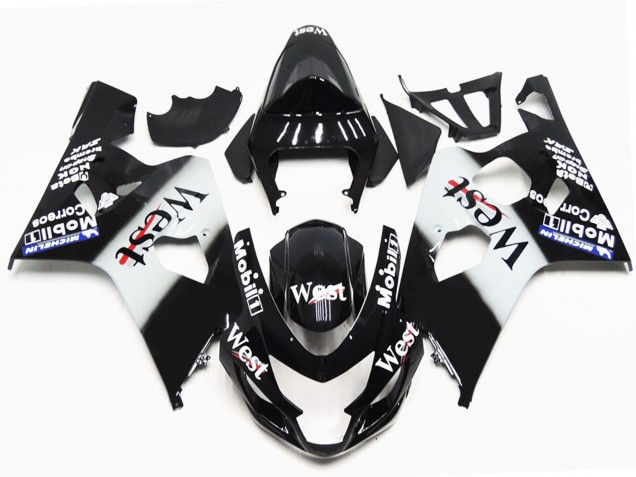 Glanz West OEM Stil 2004-2005 Suzuki GSXR 600-750 Motorrad Verkleidung Glanz West OEM Stil 2004-2005 Suzuki GSXR 600-750 Motorrad Verkleidung