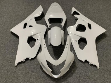 Glänzend Weiß 2004-2005 Suzuki GSXR 600-750 Motorrad Verkleidung