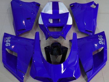Glänzend Blau 1993-2005 Ducati 996 748 916 998 Motorrad Verkleidung