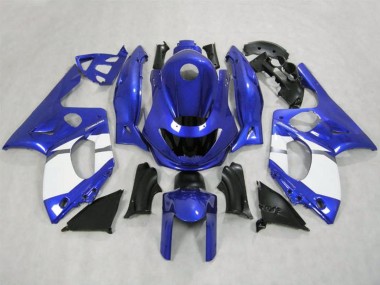 Glänzend Blau & Weiß 1998-2007 Yamaha YZF600 Motorrad Verkleidung