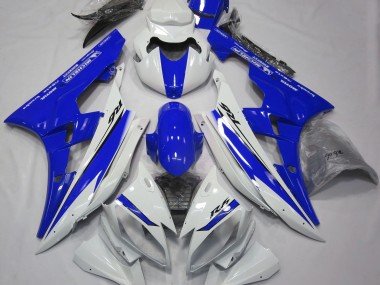 Glänzend Weiß & Blau 2006-2007 Yamaha R6 Motorrad Verkleidung