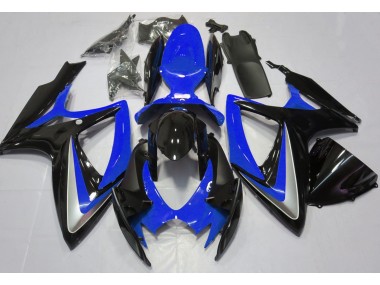 Glänzend Blau Ohne Abzeichen 2006-2007 Suzuki GSXR 600-750 Motorrad Verkleidung