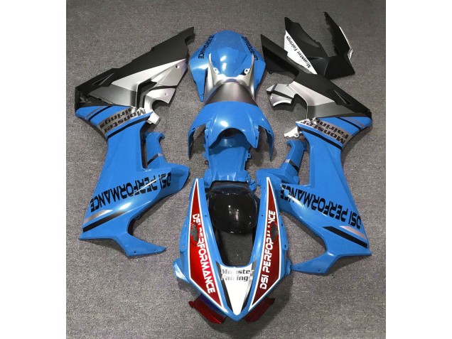 Glänzend Blau & Rot 2017-2023 Honda CBR1000RR Motorrad Verkleidung