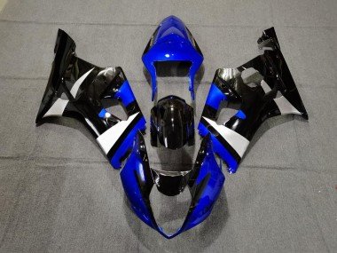 Glänzend Blau Schwarz & Silber 2003-2004 Suzuki GSXR 1000 Motorrad Verkleidung