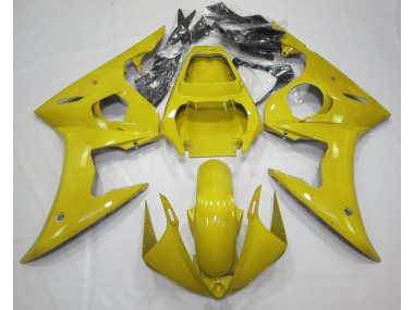 Glänzend Gelb 2003-2004 Yamaha R6 Motorrad Verkleidung
