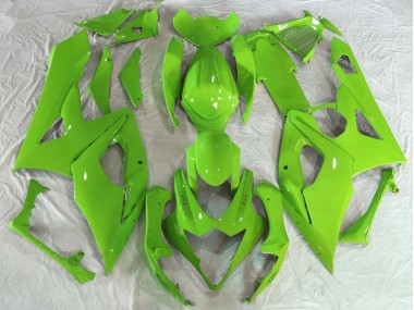 Glänzend Grün 2005-2006 Suzuki GSXR 1000 Motorrad Verkleidung