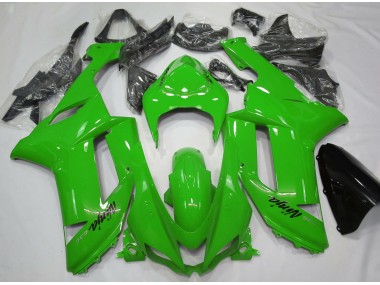 Glänzend Grün 2007-2008 Kawasaki ZX6R Motorrad Verkleidung