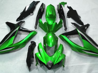Glänzend Grün 2008-2010 Suzuki GSXR 600-750 Motorrad Verkleidung