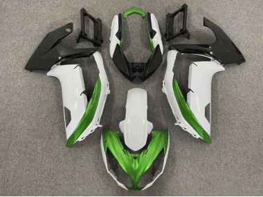 Glänzend Weiß & Grün 2012-2016 Kawasaki Ninja 650R Motorrad Verkleidung