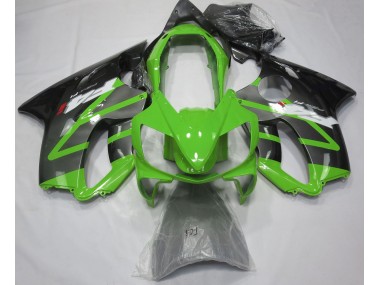 Glänzend Grün & Grau 2004-2007 Honda CBR600 F4i Motorrad Verkleidung