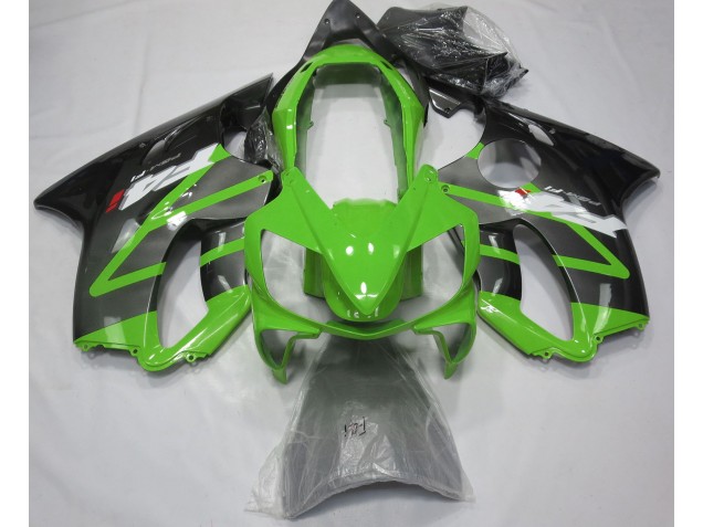 Glänzend Grün & Grau 2004-2007 Honda CBR600 F4i Motorrad Verkleidung