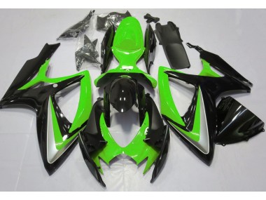 Glänzend Grün Ohne Abzeichen 2006-2007 Suzuki GSXR 600-750 Motorrad Verkleidung