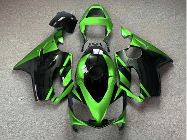 Glänzend Grün & Schwarz 2001-2003 Honda CBR600 F4i Motorrad Verkleidung