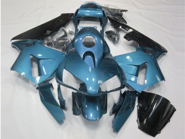 Glänzend Hellblau 2003-2004 Honda CBR600RR Motorrad Verkleidung