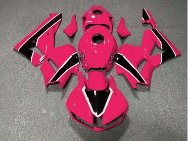 Glänzend Hellrosa & Schwarz 2013-2023 Honda CBR600RR Motorrad Verkleidung