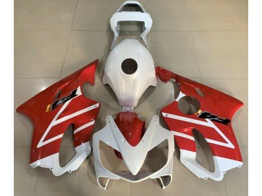 Glänzend Weiß & Rot 2001-2003 Honda CBR600 F4i Motorrad Verkleidung