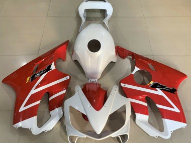 Glänzend Weiß & Rot 2001-2003 Honda CBR600 F4i Motorrad Verkleidung