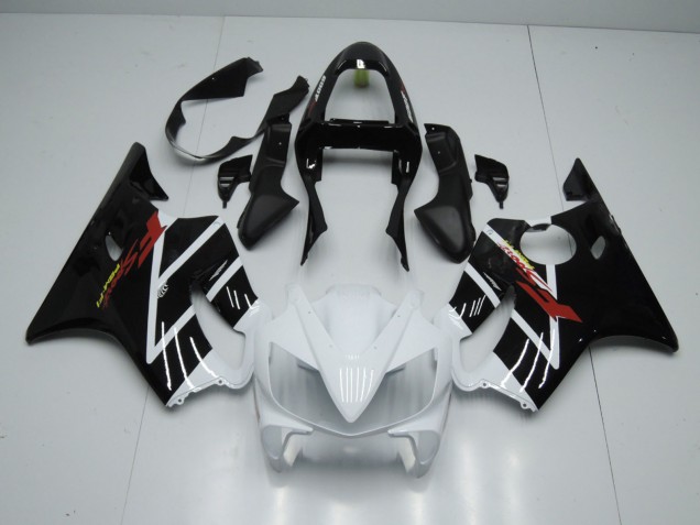 Glänzend Weiß & Schwarz 2001-2003 Honda CBR600 F4i Motorrad Verkleidung