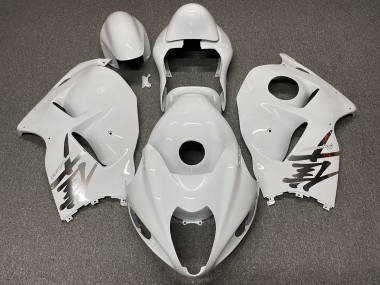 Glänzend Weißes Design 1997-2007 Suzuki GSXR 1300 Motorrad Verkleidung