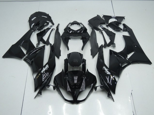 Glänzendes Schwarz 2009-2012 Kawasaki ZX6R Motorrad Verkleidung Glänzendes Schwarz 2009-2012 Kawasaki ZX6R Motorrad Verkleidung