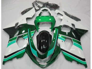 Glanzgrün & Grün 2004-2005 Suzuki GSXR 600-750 Motorrad Verkleidung