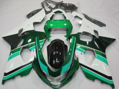 Glanzgrün & Grün 2004-2005 Suzuki GSXR 600-750 Motorrad Verkleidung