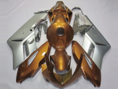 Glanzorange & Silber 2004-2005 Honda CBR1000RR Motorrad Verkleidung
