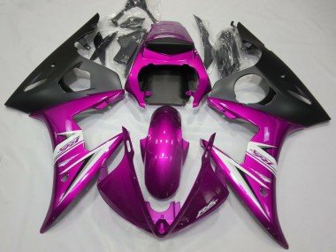 Glanzrosa & Weiß 2003-2004 Yamaha R6 Motorrad Verkleidung