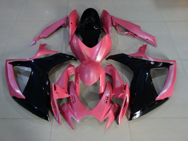 Glanzrosa 2006-2007 Suzuki GSXR 600-750 Motorrad Verkleidung