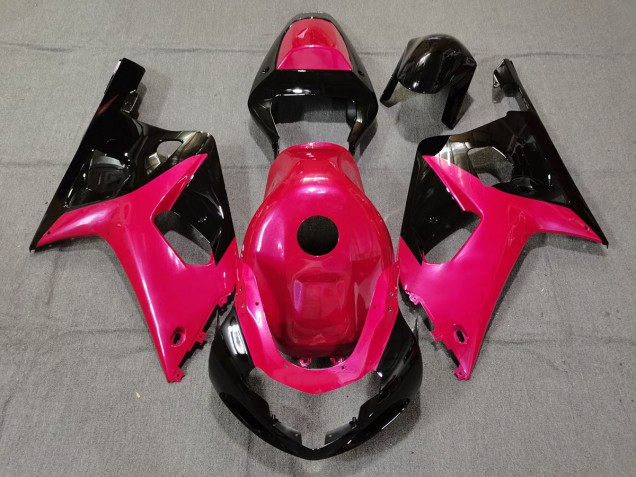 Glanzrosa & Schwarz 2001-2003 Suzuki GSXR 600-750 Motorrad Verkleidung