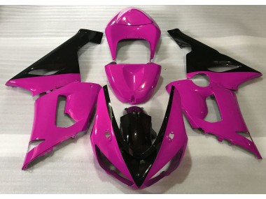 Glanzrosa & Schwarz 2005-2006 Kawasaki ZX6R Motorrad Verkleidung