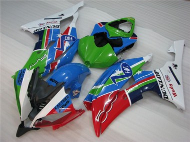 Grün Fiat 2008-2016 Yamaha R6 Motorrad Verkleidung