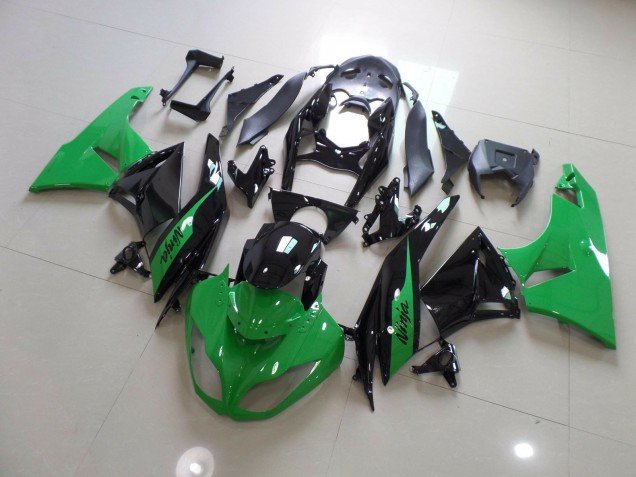 Grün Schwarz Ninja 2009-2012 Kawasaki ZX6R Motorrad Verkleidung Grün Schwarz Ninja 2009-2012 Kawasaki ZX6R Motorrad Verkleidung