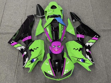 Grüner Hai 2013-2023 Honda CBR600RR Motorrad Verkleidung