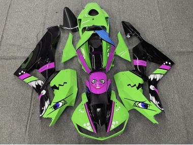 Grüner Hai 2013-2023 Honda CBR600RR Motorrad Verkleidung