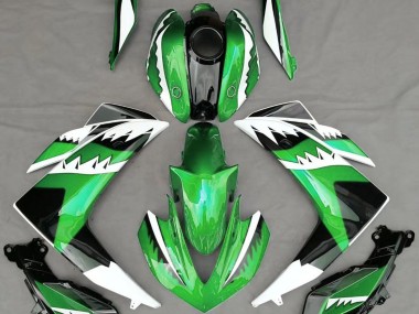 Grüner Hai 2015-2018 Yamaha R3 Motorrad Verkleidung