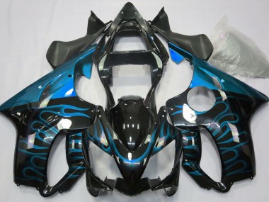 Hellblau Flamme 2001-2003 Honda CBR600 F4i Motorrad Verkleidung