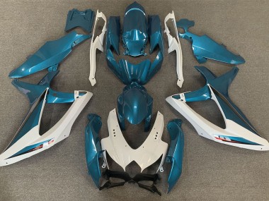 Hellblau OEM Stil 2008-2010 Suzuki GSXR 600-750 Motorrad Verkleidung