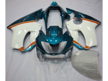 Hellblau & Orange 1999-2000 Honda CBR600 F4 Motorrad Verkleidung