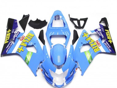Hellblau Rizla Stil 2004-2005 Suzuki GSXR 600-750 Motorrad Verkleidung