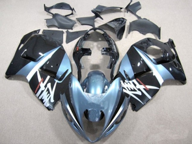 Hellblau & Schwarz 1997-2007 Suzuki GSXR 1300 Motorrad Verkleidung