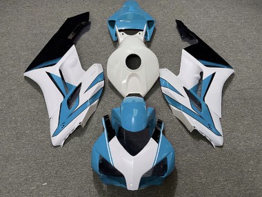 Hellblau-Weiß & Schwarzglanz 2004-2005 Honda CBR1000RR Motorrad Verkleidung