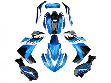Hellblauer Hai 2015-2018 Yamaha R3 Motorrad Verkleidung